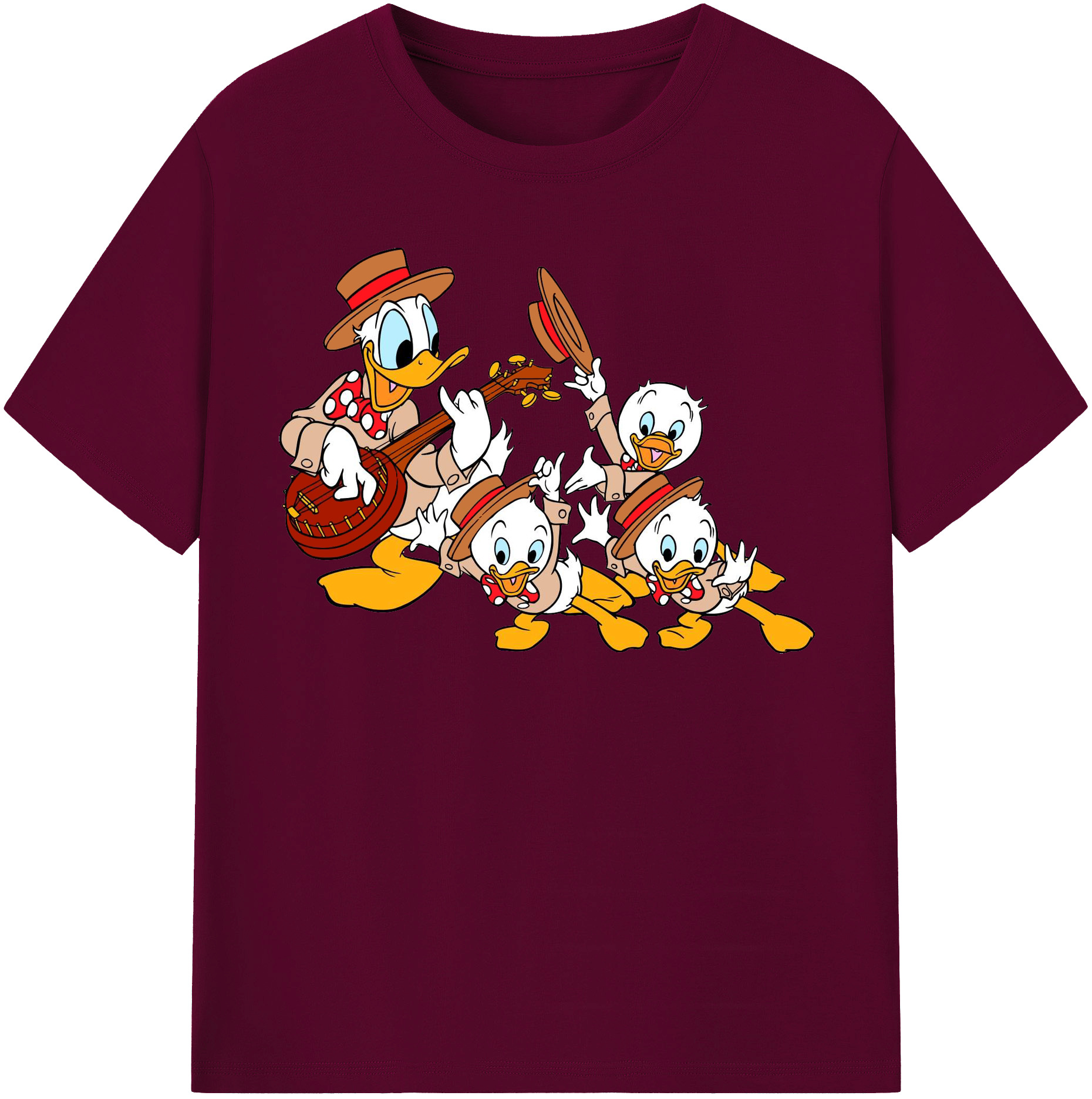 （画像用） ミッキーマウス Mickey Mouse レディースカジュアルプリントTシャツ（綿100％）